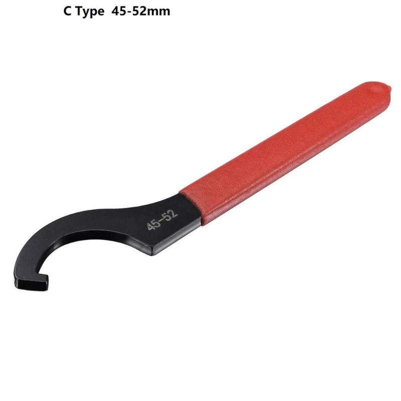 C Hook Spanner Wrench Set For Collet Chuck 38mm 42mm 45mm 52mm 55mm 62mm Round Nut Wide Compatibility For Machining Workshop