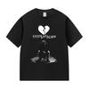 Rapper XXXTentacion RIP Broken Heart Album Graphic T Shirt Unisexs Hip Hop Vintage Fashion pure Cotton Short Sleeve Top Streetwear