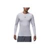 Спортивная футболка с длинным рукавом Dri-FIT с логотипом, защита от солнца, быстросохнущая, легкая, компрессионная, мужская, HQ8684-100