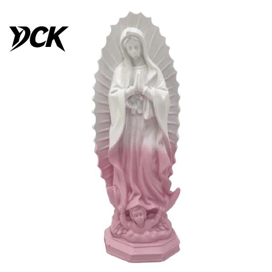 Exotic Home Accessories Our Lady of Guadalupe Religious Statue, Virgin Mary Figurine, Resin Sculpture, Bohemian Style Decor Inspirational Art