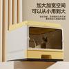 Oversized Fully Enclosed Cat Litter Box Drawer Double Door Upgrade Cat Toilet Large Space Worry-free Odor-proof and Side Leakage