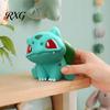 Environmentally Friendly Statue Cute Bulbasaur-Shaped Resin Figurine, Classic Cartoon Collectible with Red Eyes Green Waterproof Outdoor Ornament