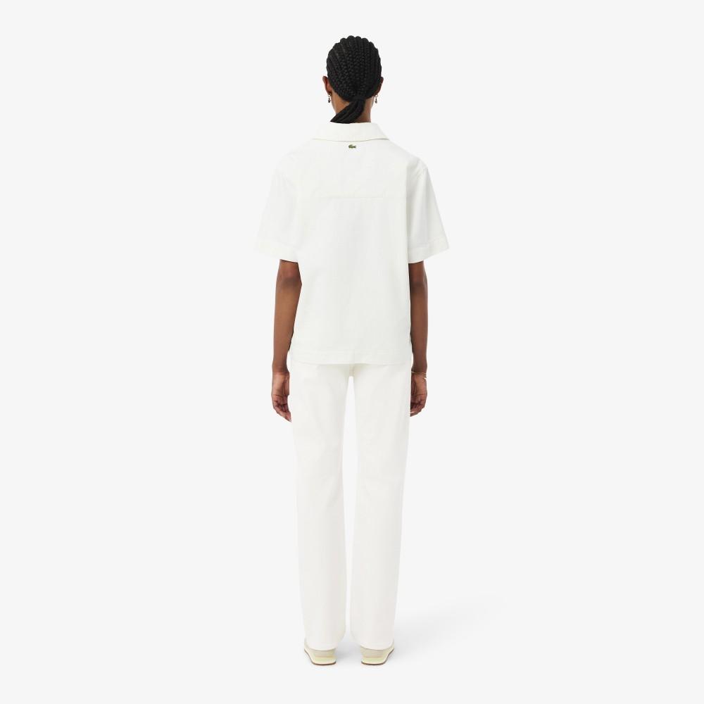 [Lacoste] Women's Straight Denim Pants HF6800-56G001