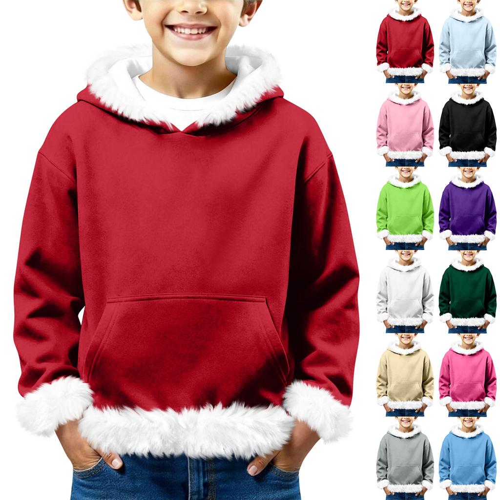 Children's Sweatshirt Girls Boys Long Sleeve Lightweight Casual Hoodie Loose Comfortable Sweatshirt