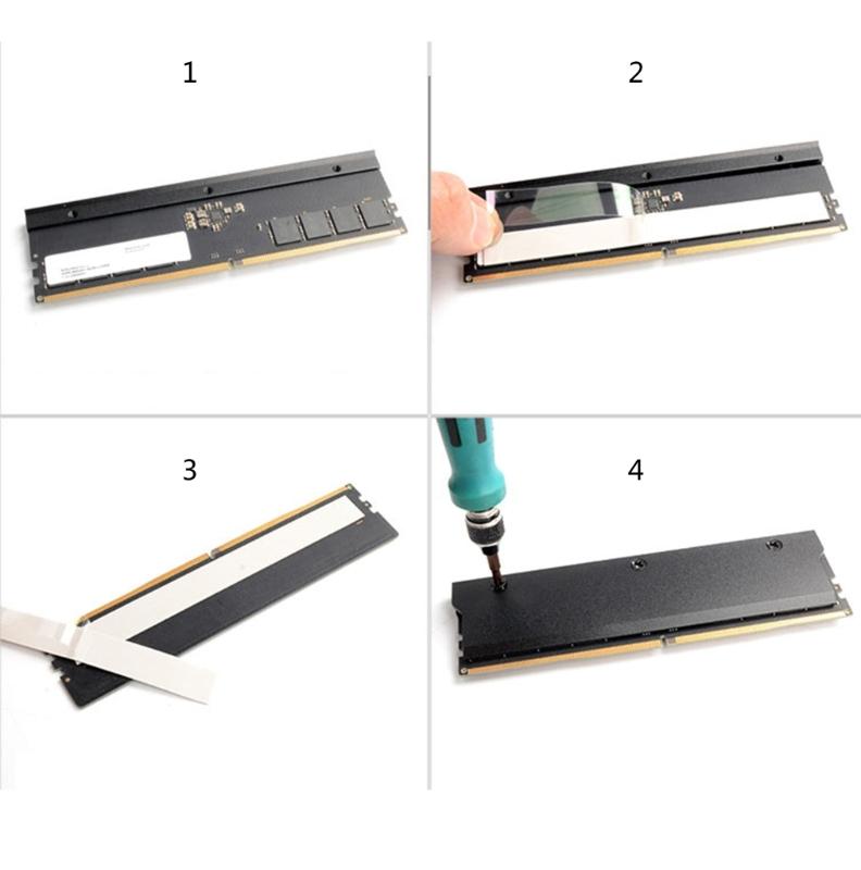 Радиаторы охлаждения Радиаторы Охлаждение Радиатор Охладители Для Настольной Памяти DDR5 Термопрокладка для Игровых ПК Аксессуары