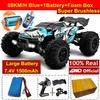 Новый высокоскоростной гоночный внедорожник 4WD RC Car 50 км/ч или 80 км/ч Супер бесщеточный высокоскоростной радио 4x4 Off Road Super Fast Drift Racing RC Truck Vehicle