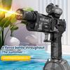 Summer New Water Gun Fully Automatic Continuous Electric Water Gun Simulated Flame Sensor Light Large Capacity Pool Tools