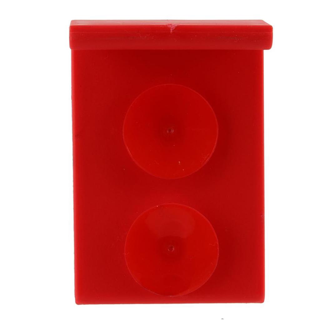 Les Trésors De Lily [Q4788] — Держатель для губки «Кошки» красный (блестящий кот) — 8,5х10х7 см.