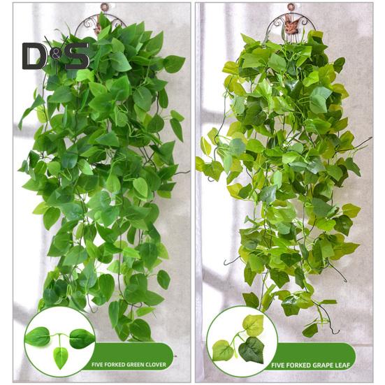 1 букет, яркое искусственное растение без полива, уникальное 5 вилок, имитация зеленого растения Scindapsus Cirrus