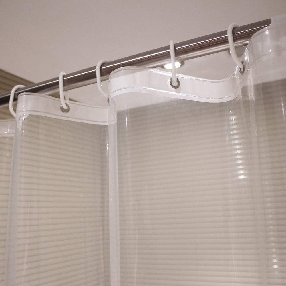 Waterproof Weighted Magnet Clear Shower Curtain Bathtub Partition Curtain Living Room