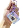 Recordable Retro Tape Recorder Keychain With music Recording Music Box Pendant   Backpack