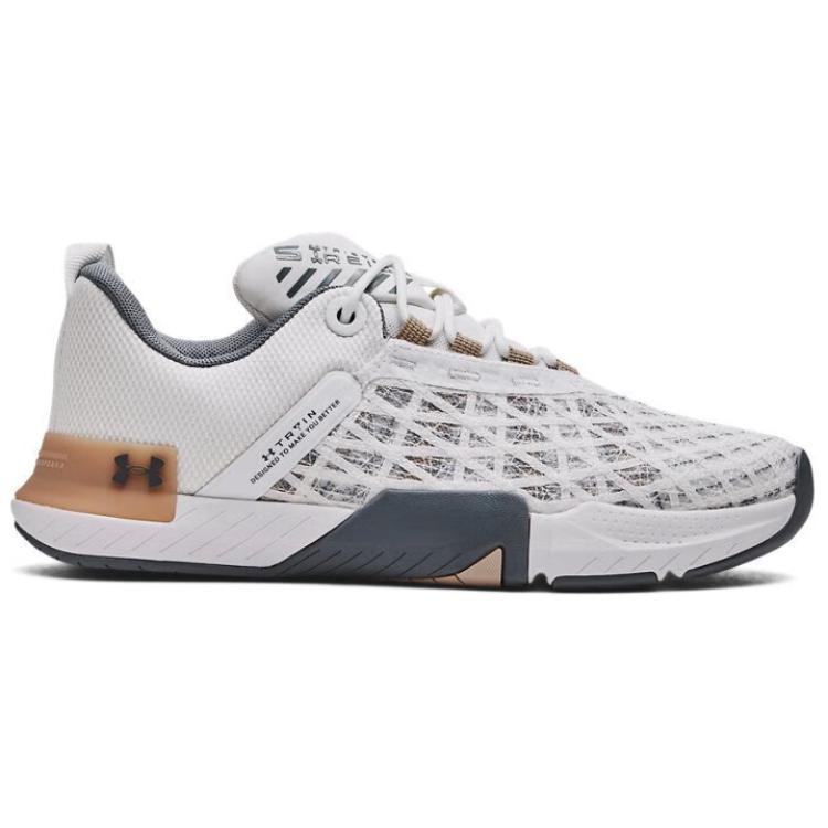 Under Armour Мужские тренировочные кроссовки TriBase Reign 5 Белый/Сахара 3026021-105