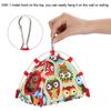 Ветрозащитная теплая уютная хижина-клетка кровать-пещера для домашней птицы (Сова С)