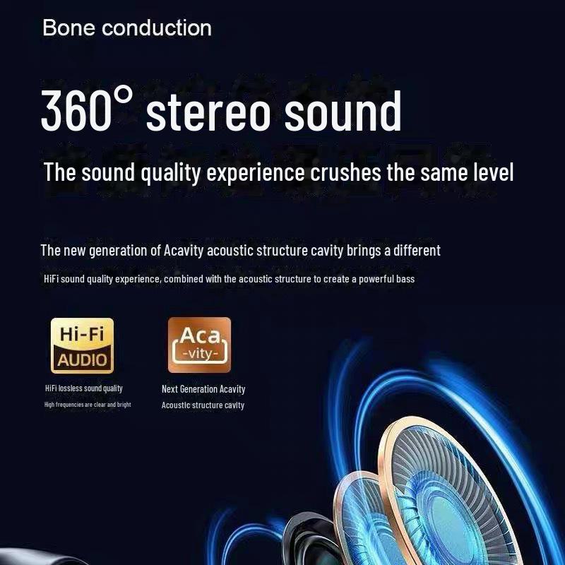 Ear-Hook Wireless Sports Headset with Air Conduction and Noise Reduction