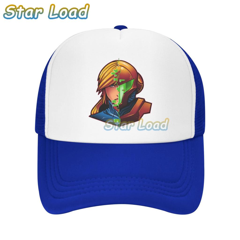 Модные крутые бейсболки, шляпы дальнобойщика, ковбойская фуражка Supre Metroid с логотипом Samus, солнцезащитные козырьки для экшн-игры для любителей игр