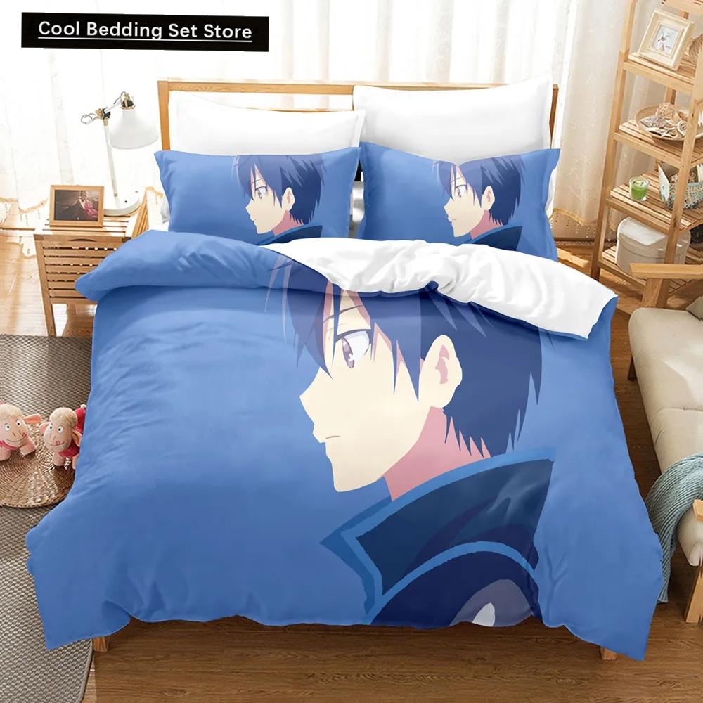 3D Anime Seirei Gensouki Bedding Set,Duvet Cover Comforter Bed Set Quilt Cover Pillowcase,King Queen Twin Size Boys Girls Adults