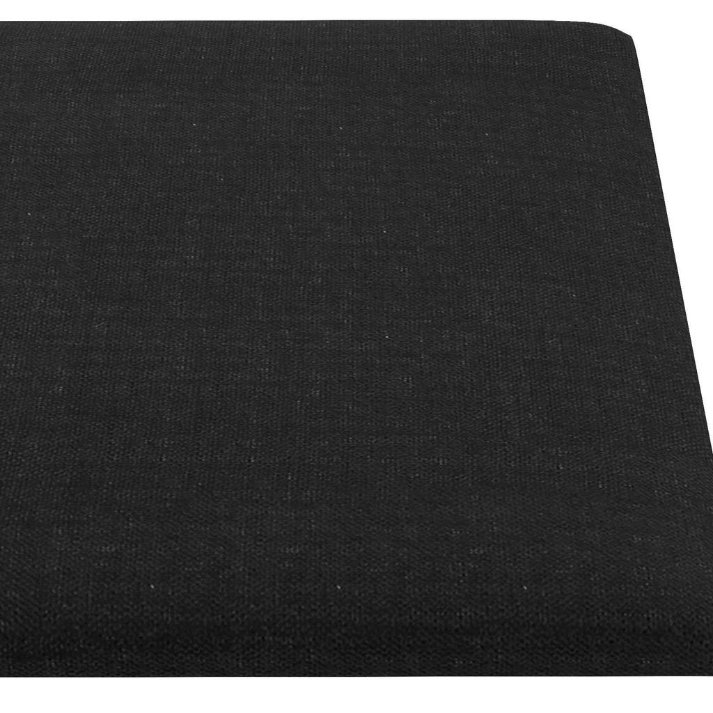 Wall Mounted Headboard Panels 12 pcs Black 60 x 30 cm Fabric