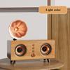 Портативный ретро Bluetooth-динамик винтажный деревянный звук мощный бас Bluetooth Soundbar беспроводной MP3-плеер поддержка TF-карты AUX