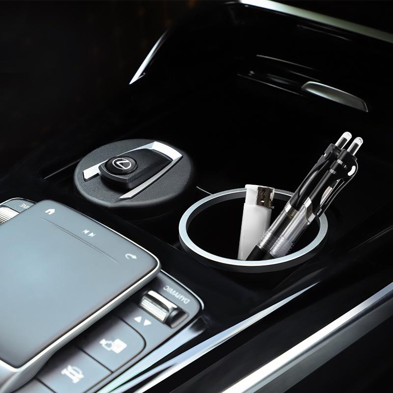 For Lexus F SPORT ES RX NX LS UX LM LX GX LC RZ IS CT GS RC HS SC TX LBX Car Interior Ashtray LED Light Ash Cup Accessories AFP1