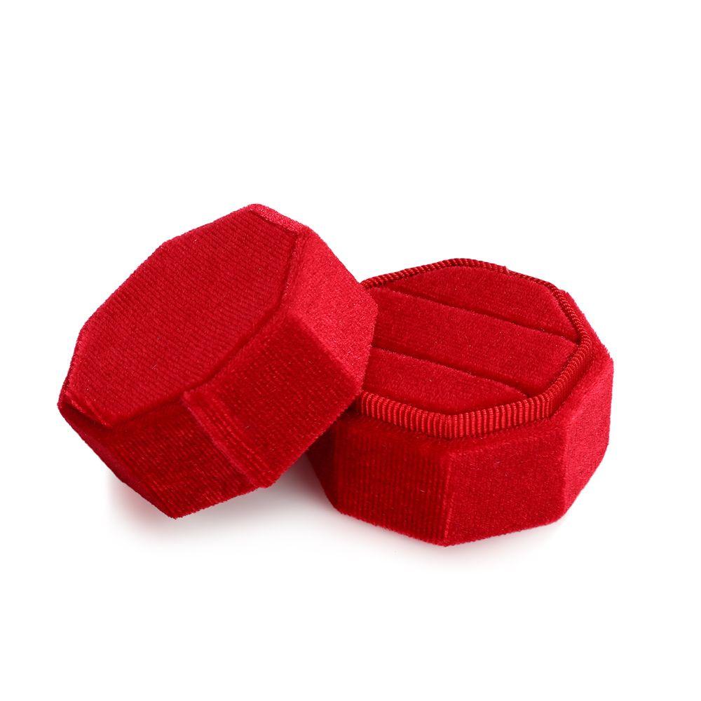 Высококачественная изысканная свадебная шкатулка для хранения колец со съемной крышкой, бархатная шкатулка для хранения ювелирных изделий