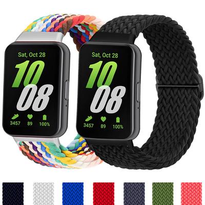 Плетеный ремешок Solo Loop для Samsung Galaxy Fit 3 Аксессуары Регулируемый спортивный Нейлоновый Замена ремешок браслет galaxy fit3 ремешок