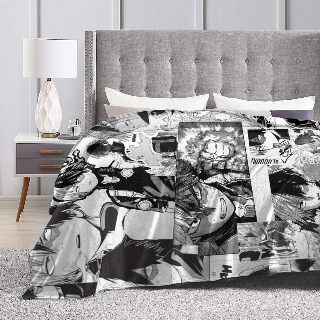 Тодороки Шото Одеяла Моя геройская академия Аниме Манга Флис Винтажные Теплые Накидки для Накрывания Стула Дивана Зима,