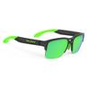 Спортивные солнцезащитные очки RUDYPROJECT SPINAIR 57 Рамка Crystal Graphite с линзами Polar 3 FX HDR Multi Laser Green (SP576195-0000)