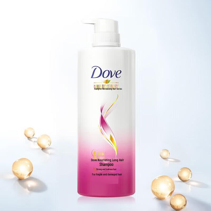 DOVE Питательный шампунь для гладкости и блеска длинных волос