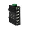Mini Industrial 5 Port Gigabit PoE Switch Enhanced 5 Port RJ45 Ethernet PoE Switch Din Rail Mount Ethernet PoE Switch Wall Mount Included 10Gbps
