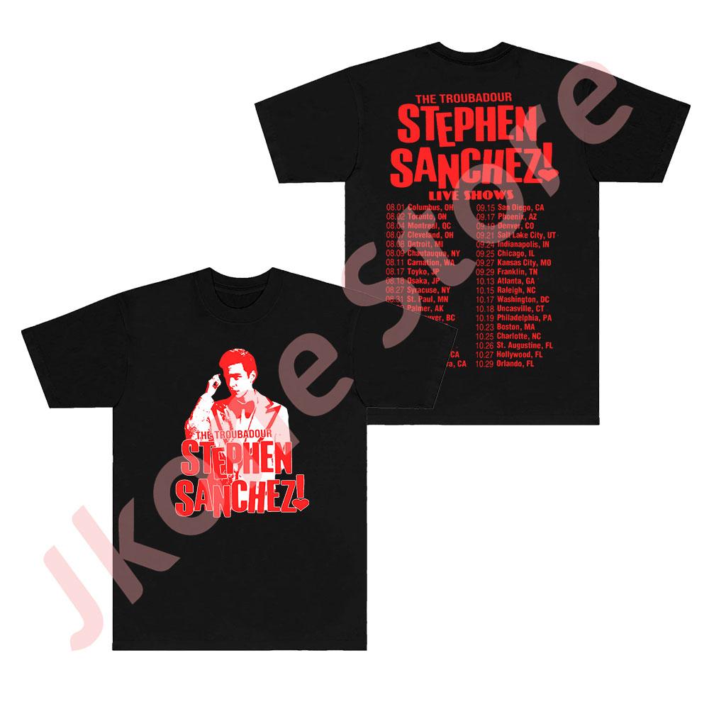 Stephen Sanchez Angel Face Tour Merch Tshirts Women Unisex Fashion Casual Short Sleeve Tee Crewneck Clothes