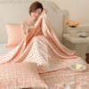 Spring And Summer Long-Staple Cotton 100S Satin Mercerized Cotton Pure Cotton Fringed Gauze Towel Quilt Class A Summer Cool Quilt Air Conditioner Quil