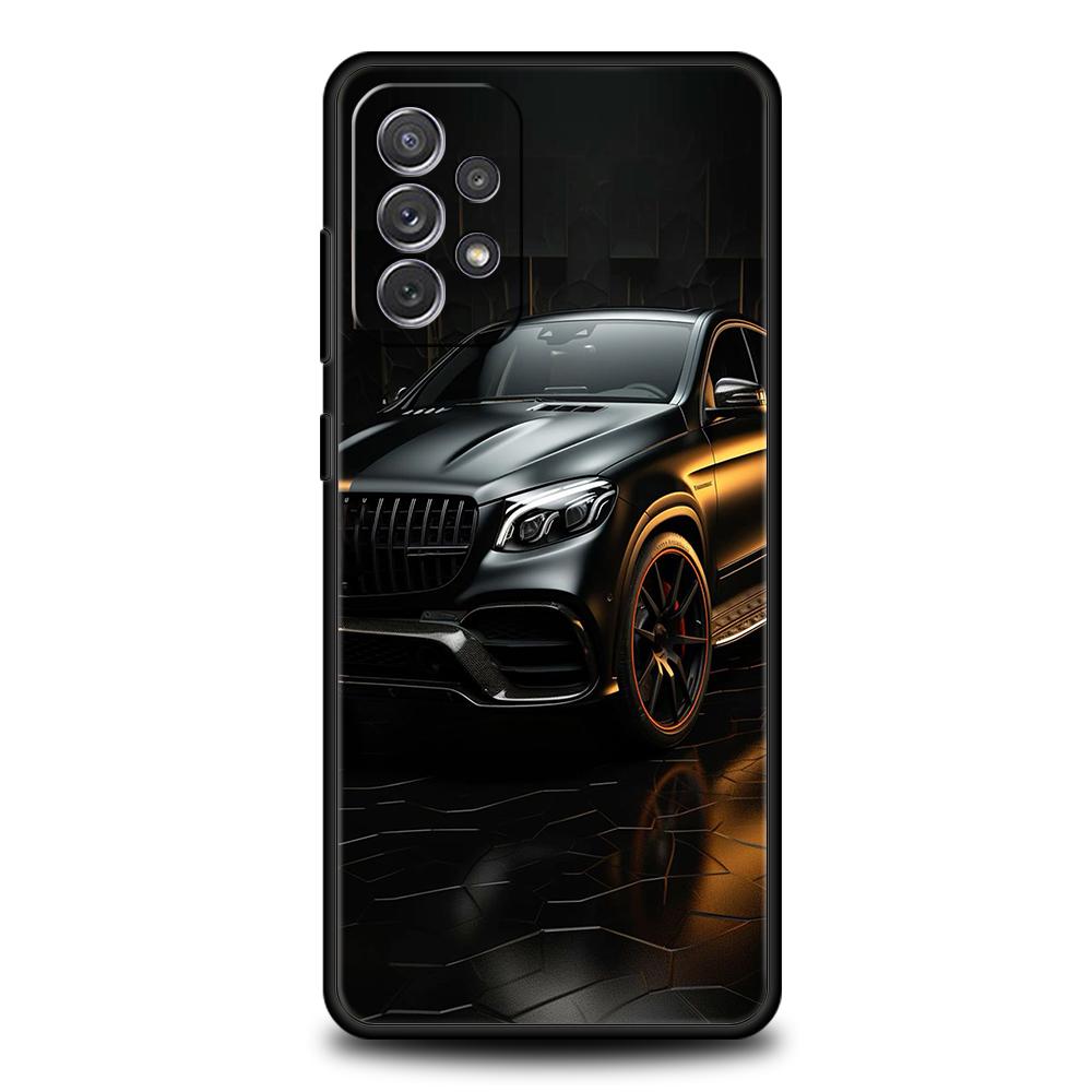 Male Men Brand SUV Sports Cars Phone Case for Samsung Galaxy A55 A35 A15 A14 A25 A54 A51 A71 A72 A73 A32 A52 A52S A41 5G Shell