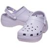 Crocs Классические клоги на платформе Клоги 4,1 см Женские Туманно-лиловый