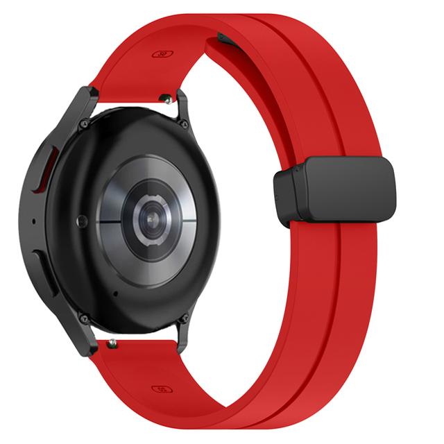 20mm 22mm Watch Strap For Samsung Galaxy watch 6/7/4/5 pro/classic/gear s3 Silicone Magnetic bracelet Huawei watch gt 4 2 3 band