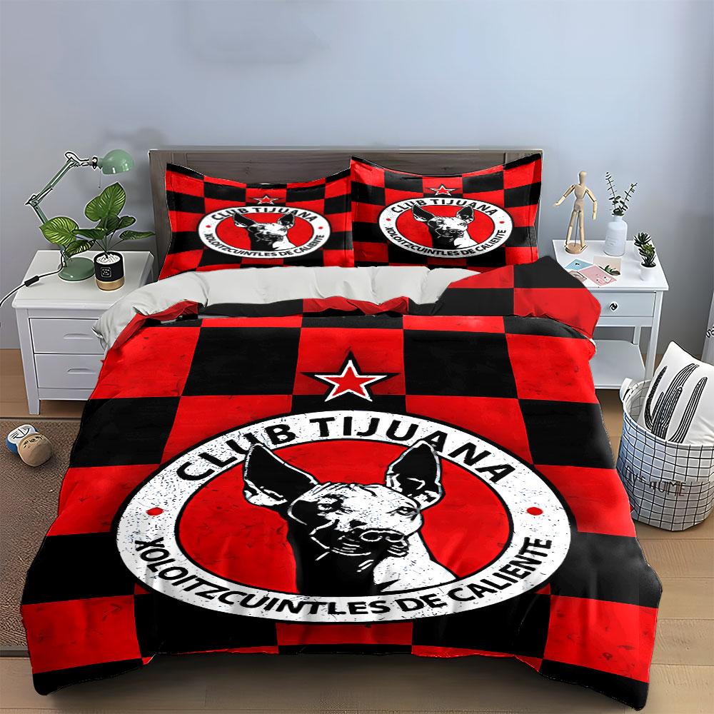 Club Tijuana Logo Bedding Set Bedding Duvet Cover Set Duvet Cover Pillowcases (1 * Duvet Cover 2 * Pillowcases, without duvet insert)