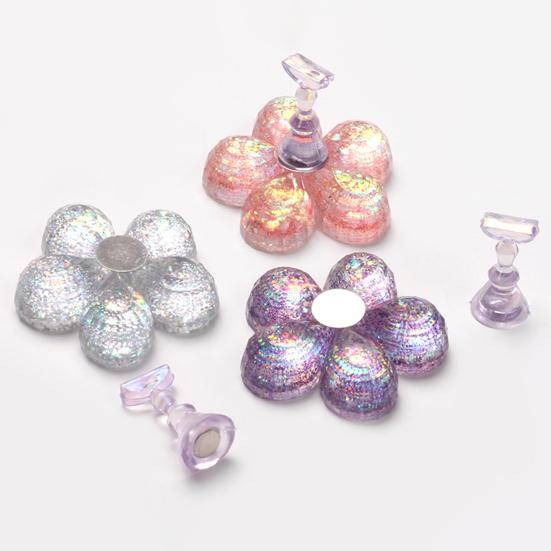 Nail Art Holder Vivid Color Resin Present Nail Art