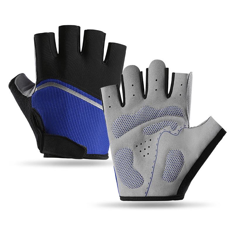 Sports half-finger gloves breathable non-slip road bike shock-absorbing thin gloves