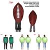 Костюм для Хэллоуинской вечеринки с пенопластовой подкладкой, костюм для регби, бильярда, мероприятия, комбинезон для выступления