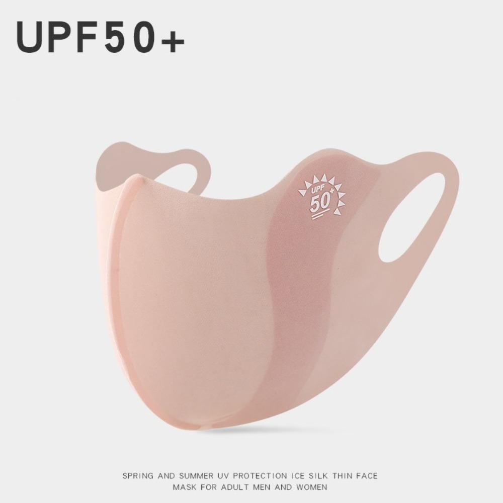 Anti-UV Ice Silk Mask Washable Riding Face Mask New Face Cover Scarf Four Seasons