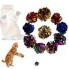 6PcsMylar Crinkle Foil Balls Cat Kitten Sound Play Toy Crackle Paper Rustle