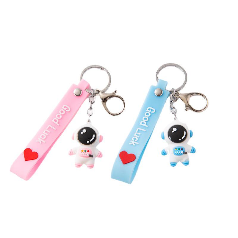 Брелок с мультяшным космонавтом: Милая кукла-космонавт-подвеска для сумок и машин