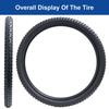 FengCan 27.5x2.10 Tire, 27.5x2.10 54-584 Bicycle Tire, Suitable for 27.5-inch Mountain Bikes and Cross Bikes, 2.10-inch Section Width (BQ039)