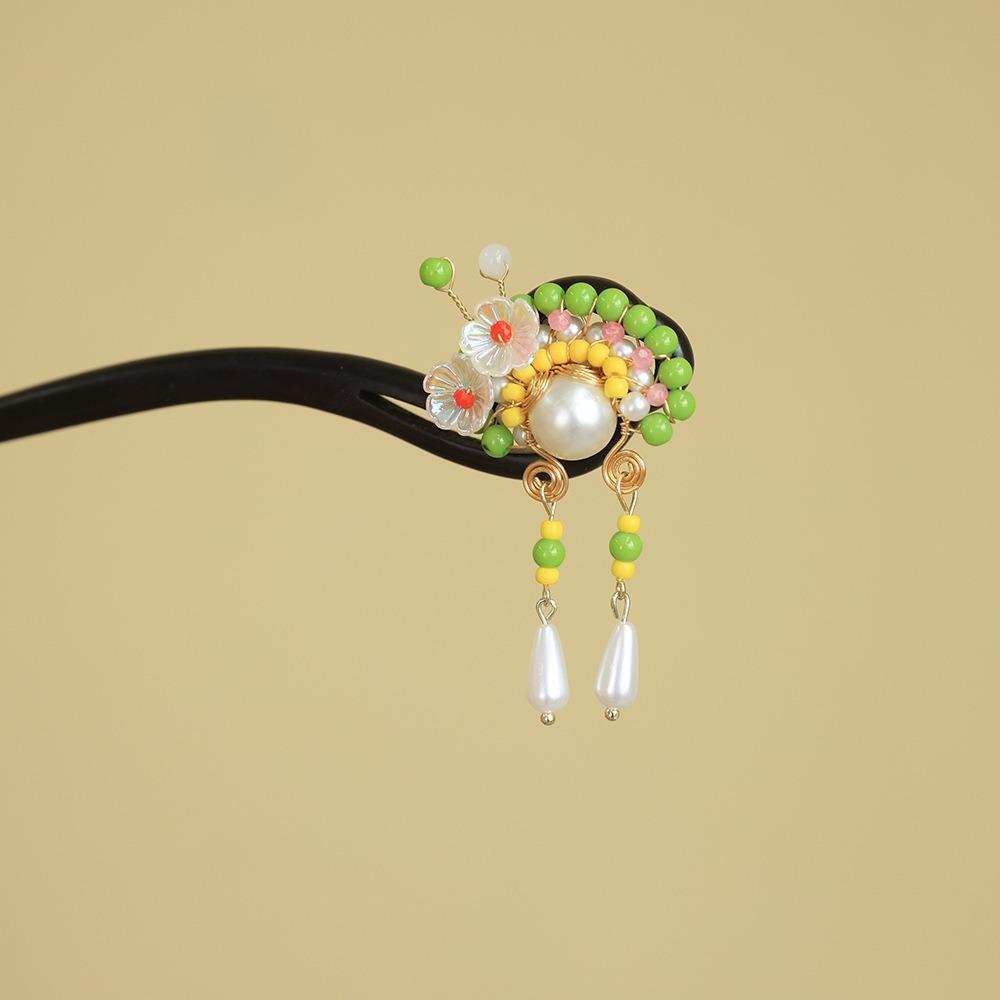 Tassel New Chinese Style Hair Clip Red Hanfu Hairpin Beijing Opera Hair Accessories Bridal