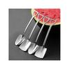 4 шт./набор Милые лопатки чайные ложки Инструмент для мороженого Металлические чайные ложки Кофейная ложка для фруктов Десертная ложка Сосуды для еды Столовые приборы Ложки