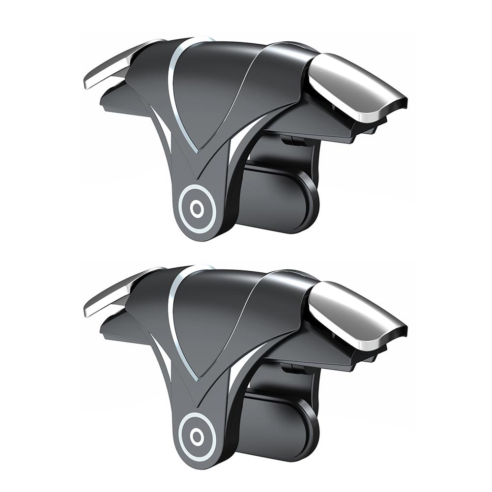 2pcs Mobile Phone Game Trigger Gamepad Joystick 6-Finger Aim Shooting L1 R1 Key Button Game Fingertips For PUBG Game Controller