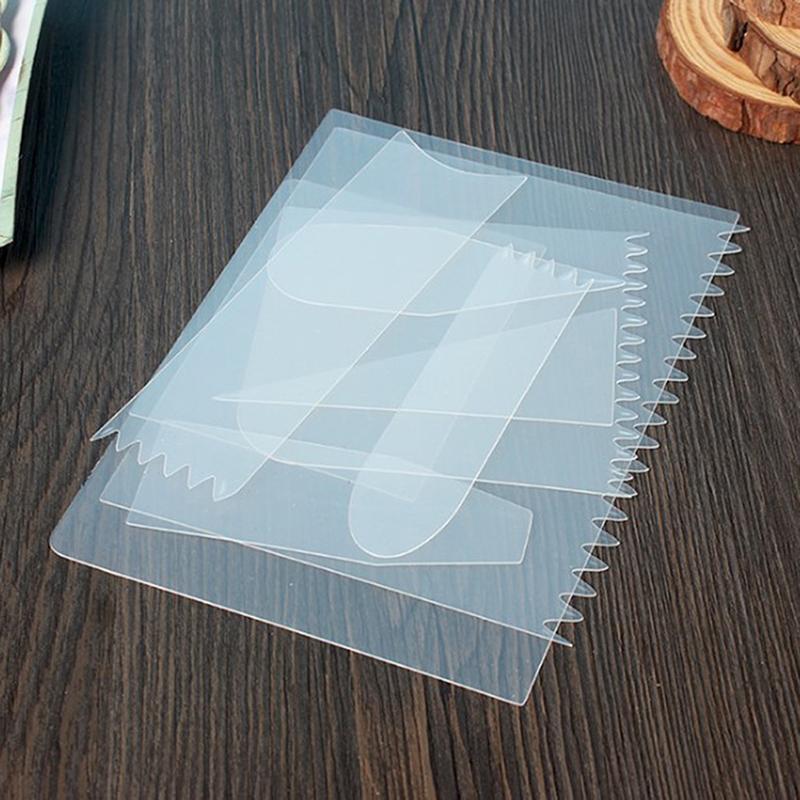 9 Pcs Cake Scraper Cream Spatula Cake Cutter Pastry Mold Baking Decorating Tools