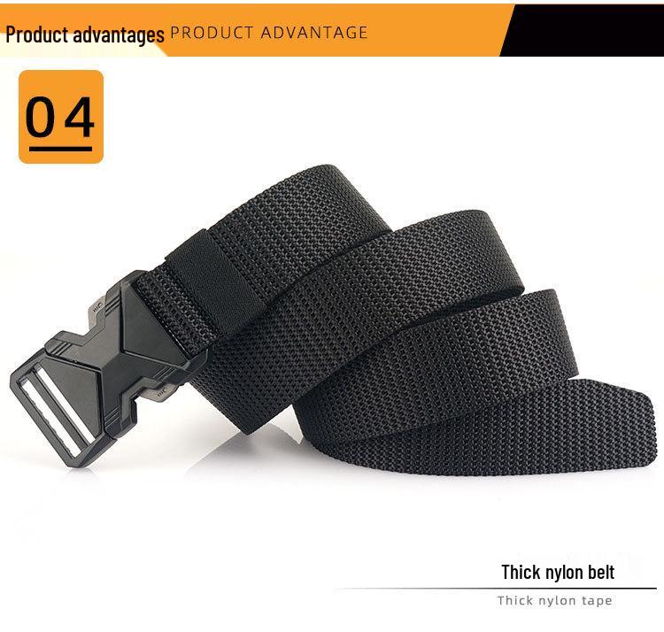 2023 Unisex Tactical Nylon Quick-Dry Belt with Zinc Alloy Buckle