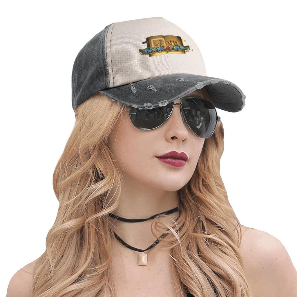 Baseball Caps Book Of Ra Merchandise for Unisex Women Classic Distressed Denim Washed Dad Hat