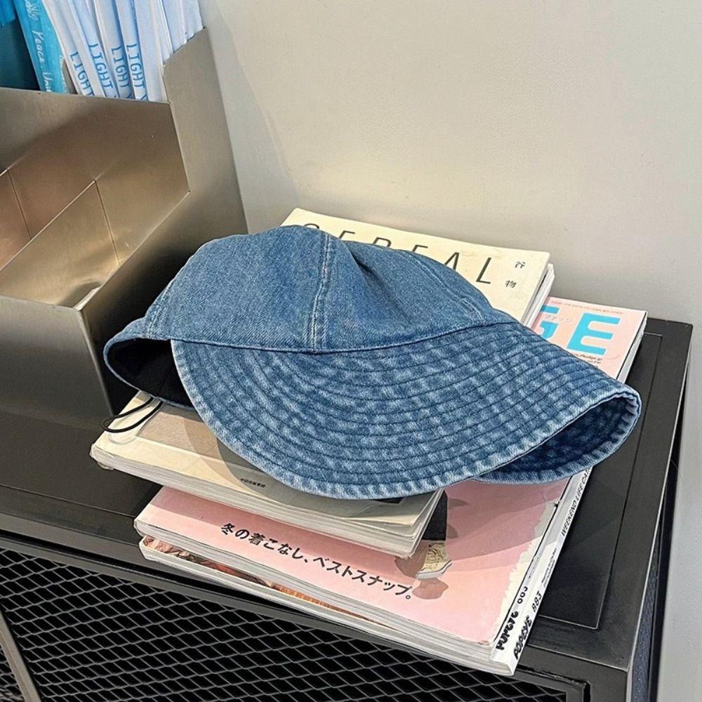 Retro Women Baseball Cap Windproof Sun Cap INS Big Brim Sun Hat Summer Spring Autumn