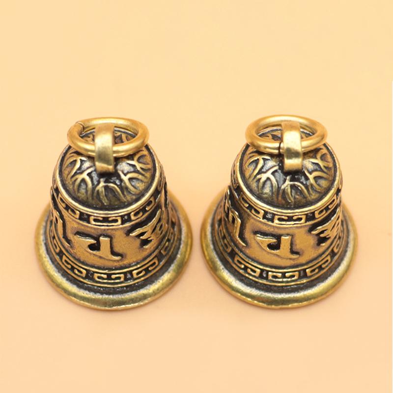 Ретро латунные колокольчики брелок кулон античный колокольчик украшения изысканное украшение дома креативные ремесла подарок